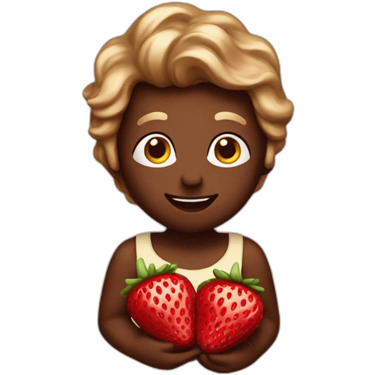 Straberry choclate emoji