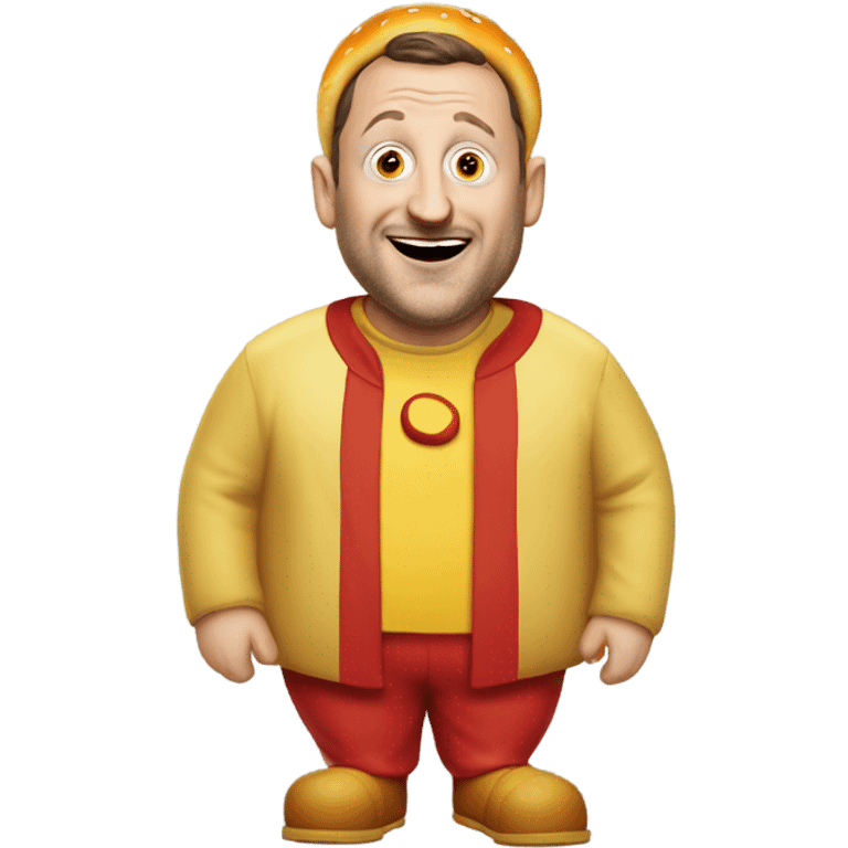 Tim Robinson hotdog costume emoji