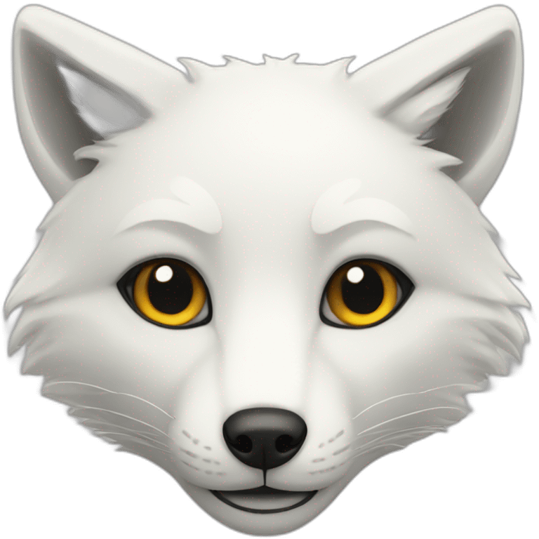 white fox emoji