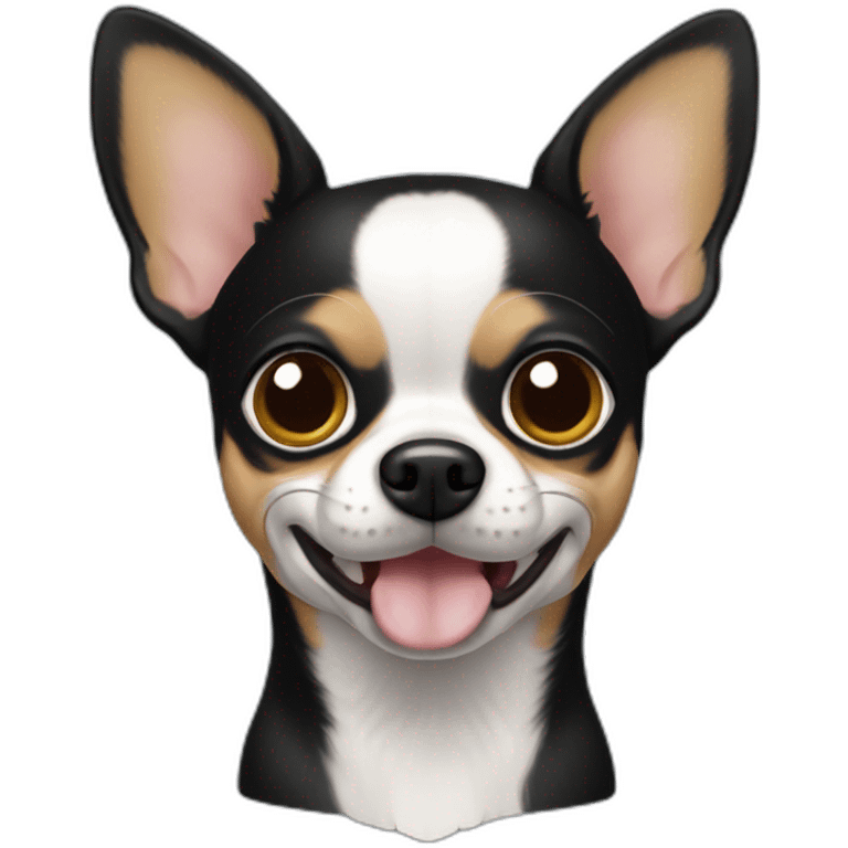 chihuahua NEGRO LAMIENDOSE emoji