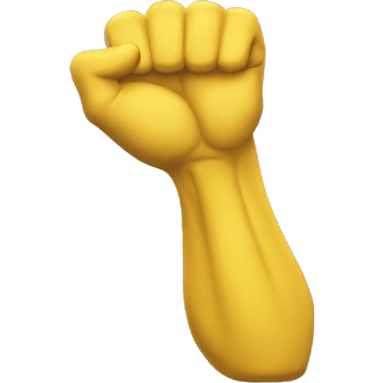 yellow muscle arm emoji