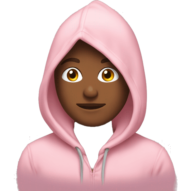 Light pink hoodie emoji