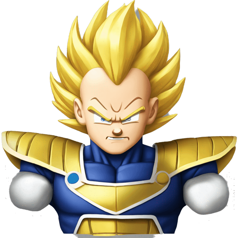 super saiyan 3 vegeta emoji