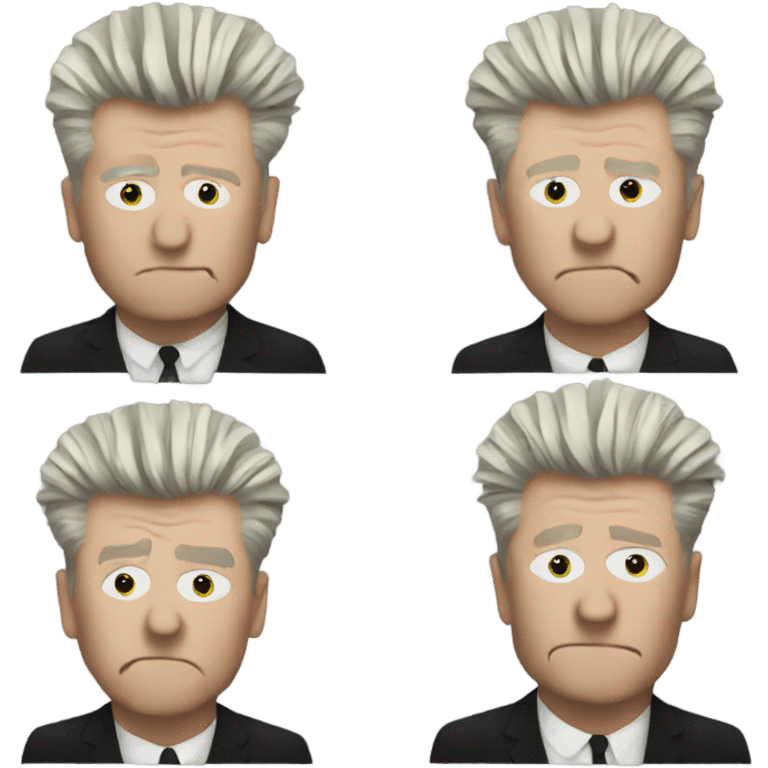 Simple David lynch  emoji