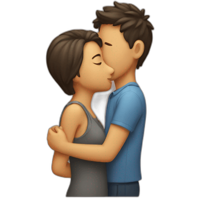 Two person kissing emoji