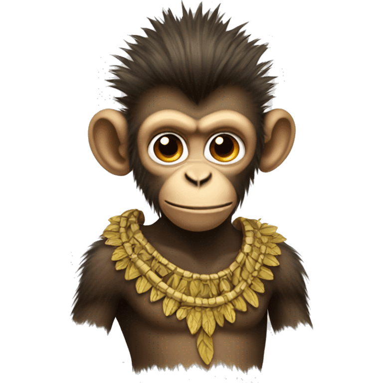 Monkey with Mohawk  emoji