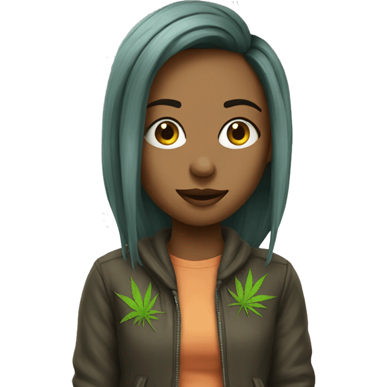 Stoner girl  emoji