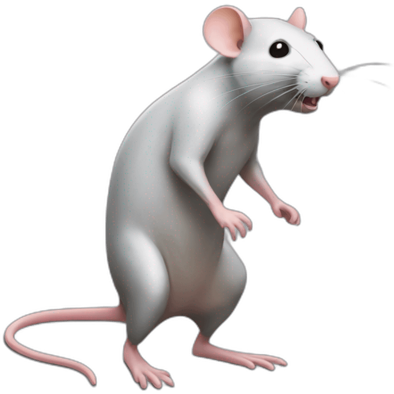 Gigachad but it's a rat emoji