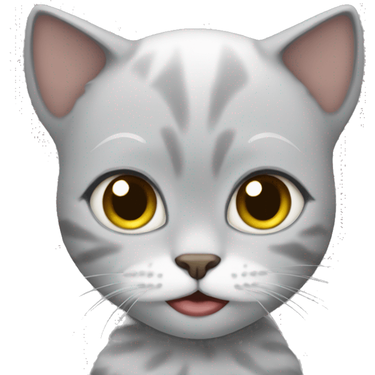 Grandma kitten emoji