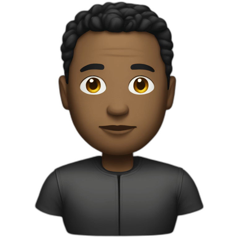 black elon musk emoji