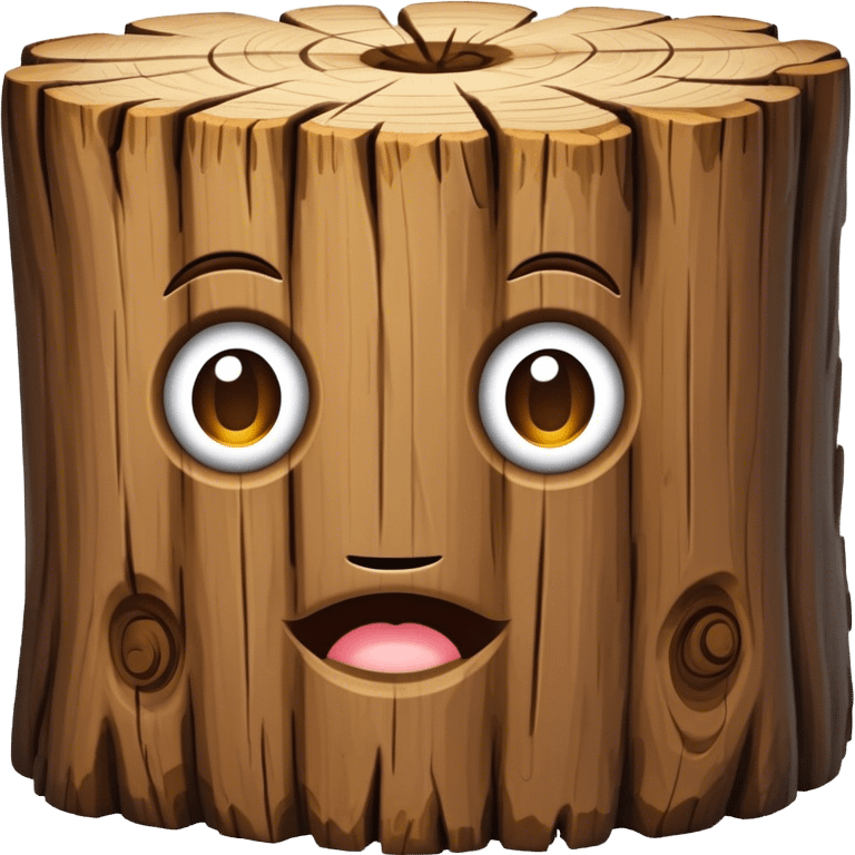 tree trunk block emoji