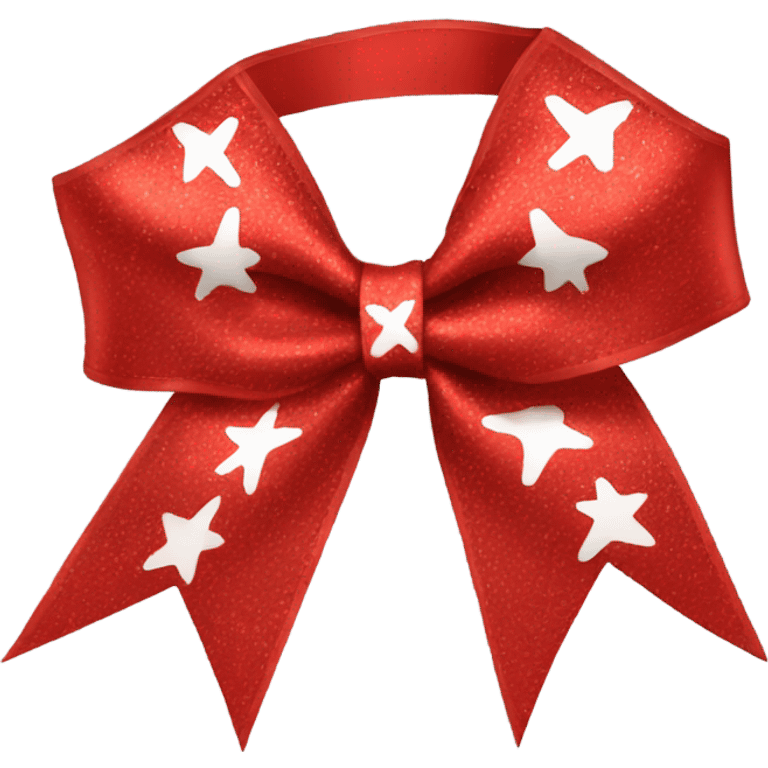 red cheer bow emoji