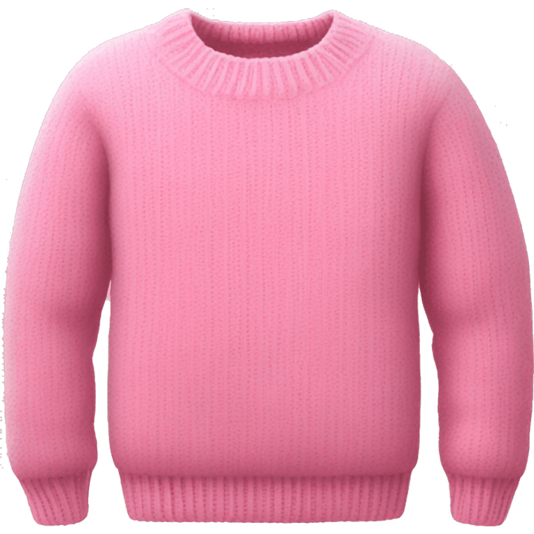 Pink cute sweater emoji