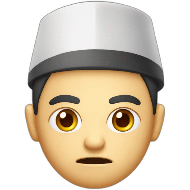 Angry Researcher wearing a fez emoji