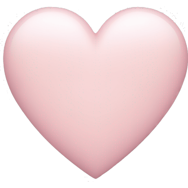 pastel pink heart emoji