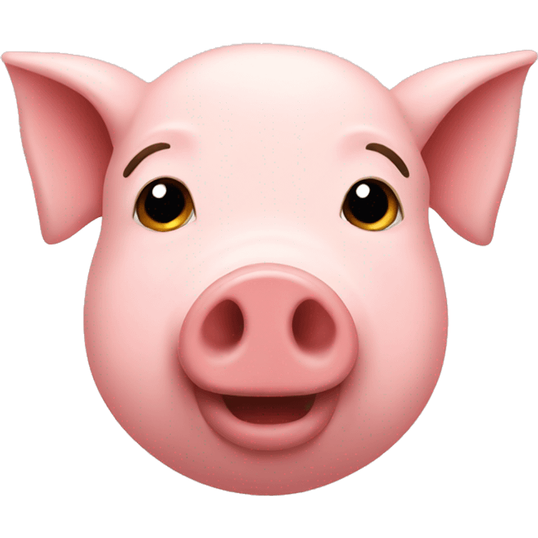 pig face emoji