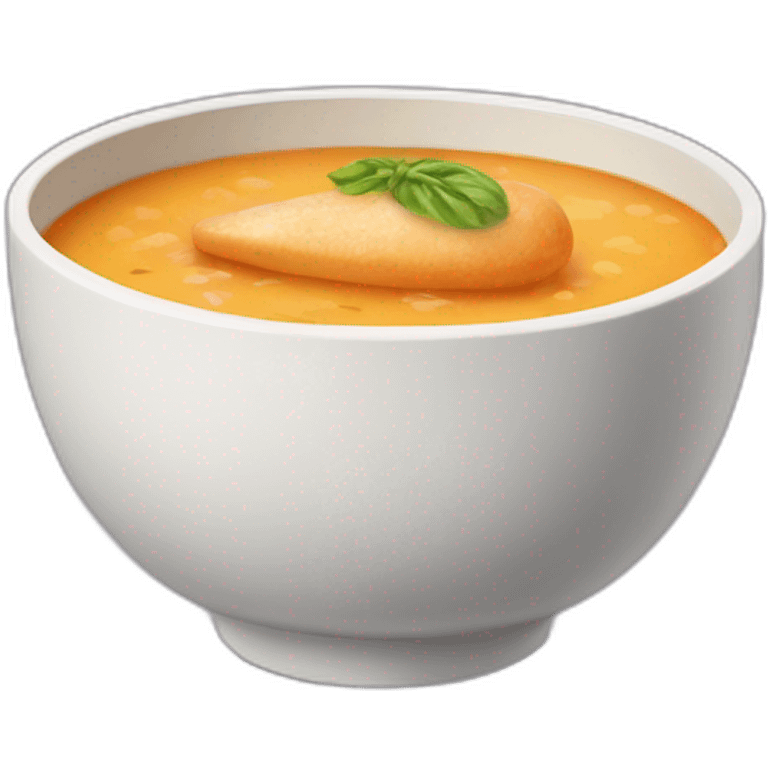 Shoe in a bowl of soup emoji