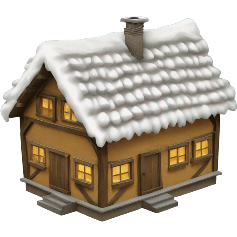 Chalet de noël emoji