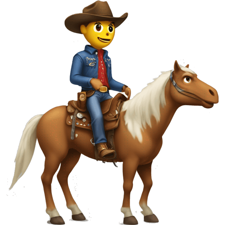 Cowboy dinasour emoji