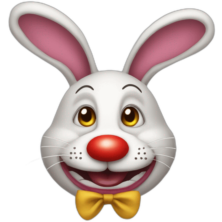 clown bunny emoji