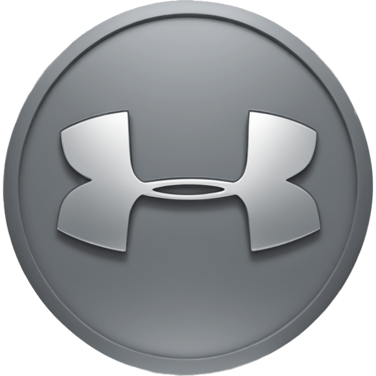 Under armour grey logo emoji