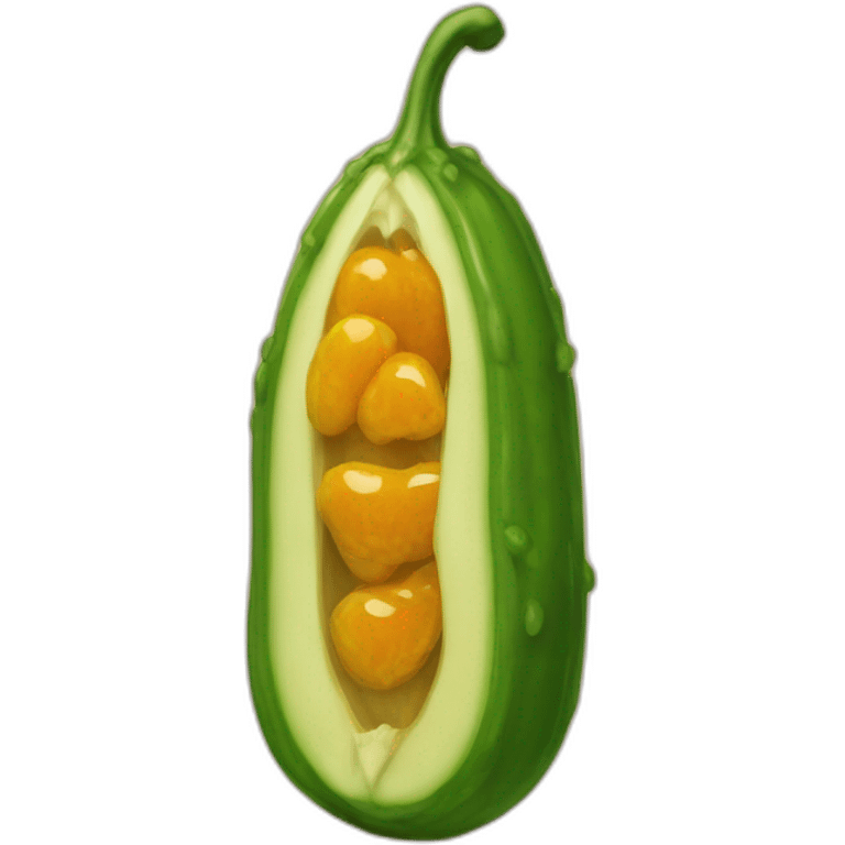 orange-pickle emoji