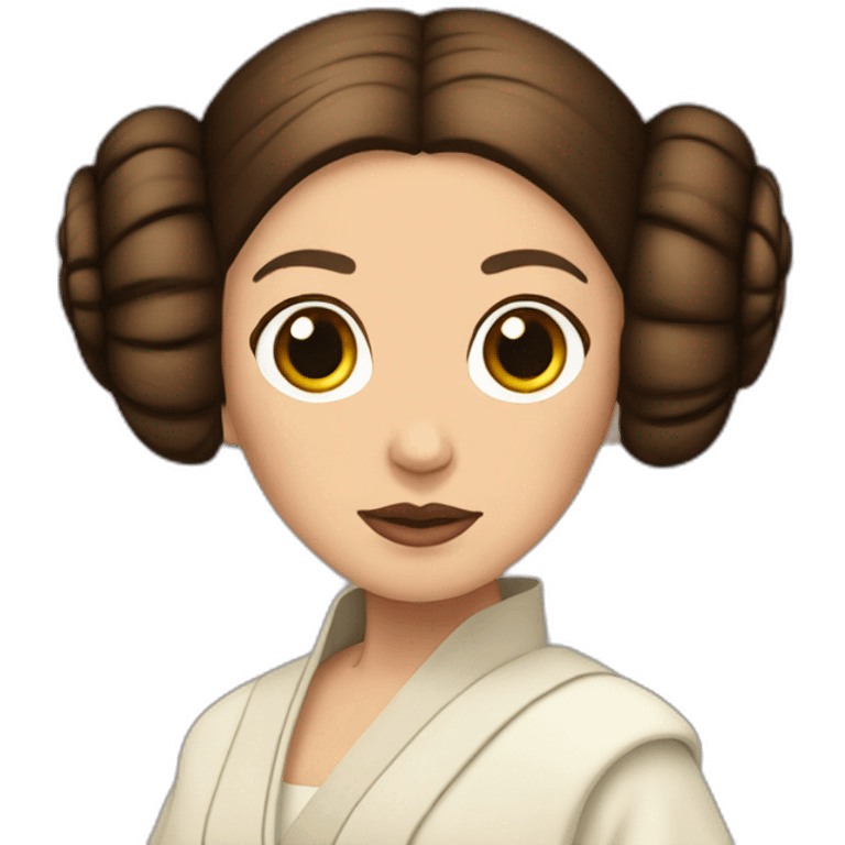 Princess Leia emoji