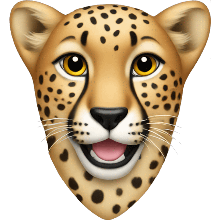 cheetah heart emoji