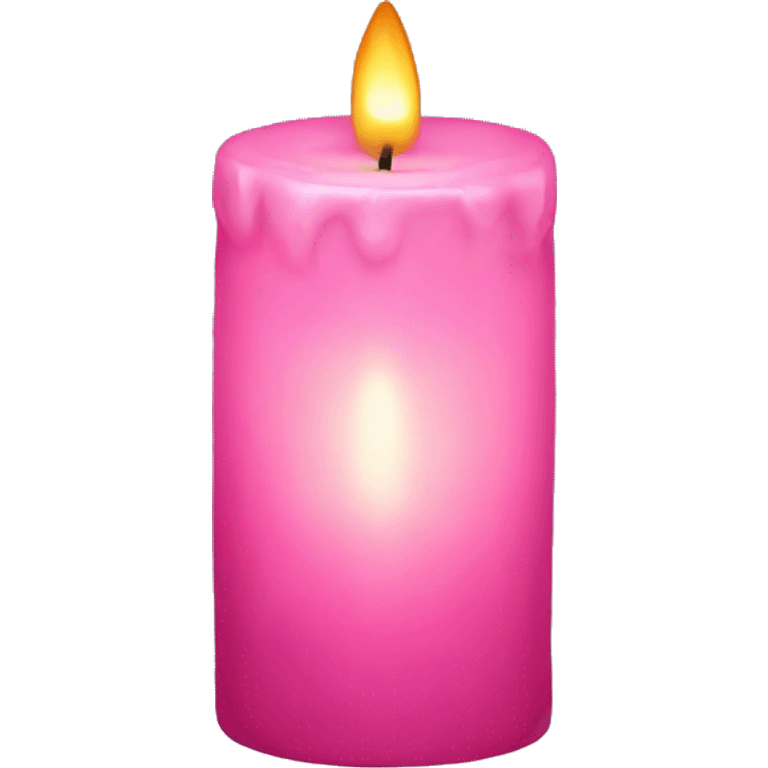 pink candle emoji