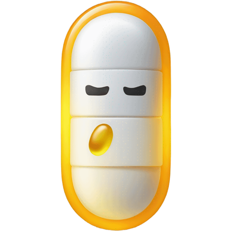 pill mixed with a blinking li emoji