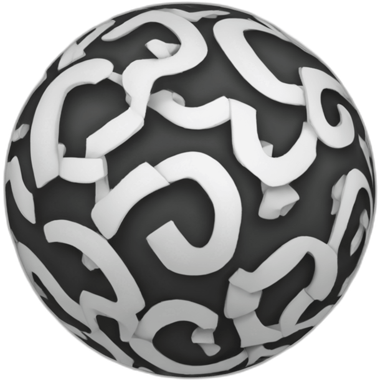 Escher ball emoji