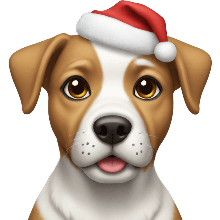 christmas dog emoji