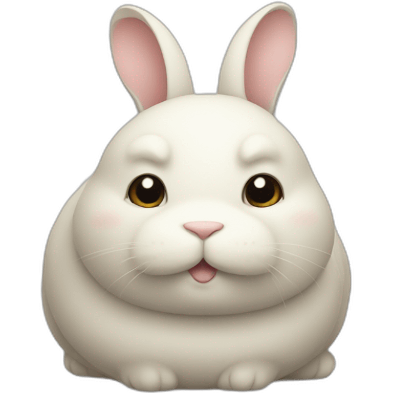 Fat bunny emoji