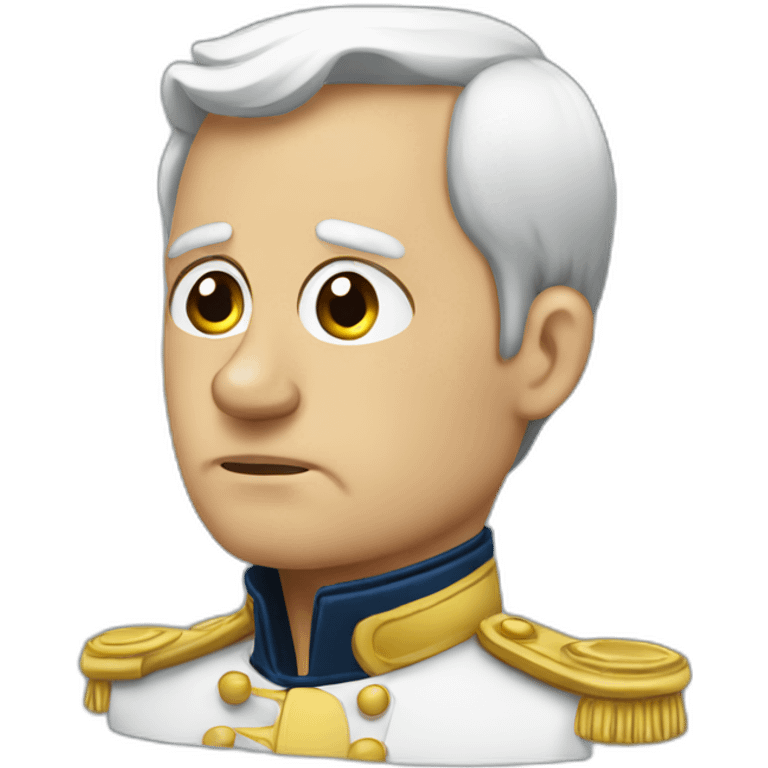 dejected napolean emoji