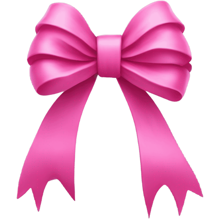 Pink bow emoji