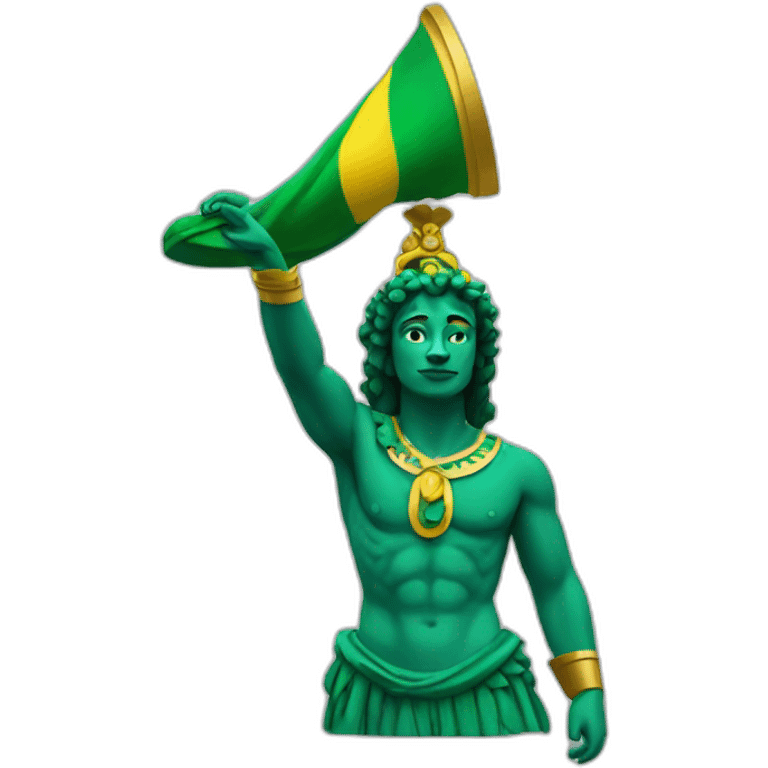 Rio de Janeiro statue  emoji