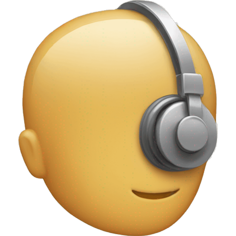 Listening ear emoji