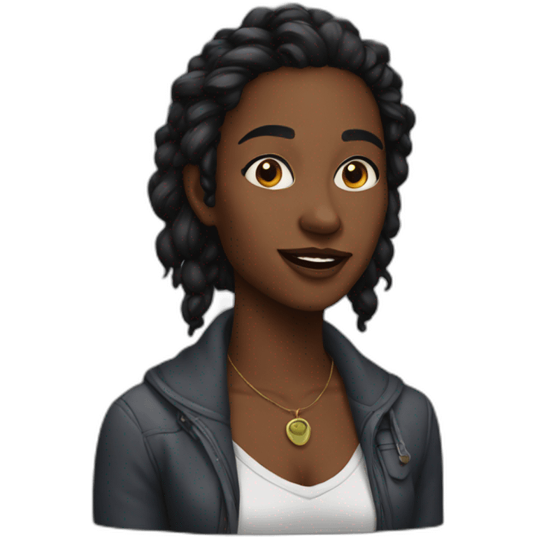 Black Dena emoji