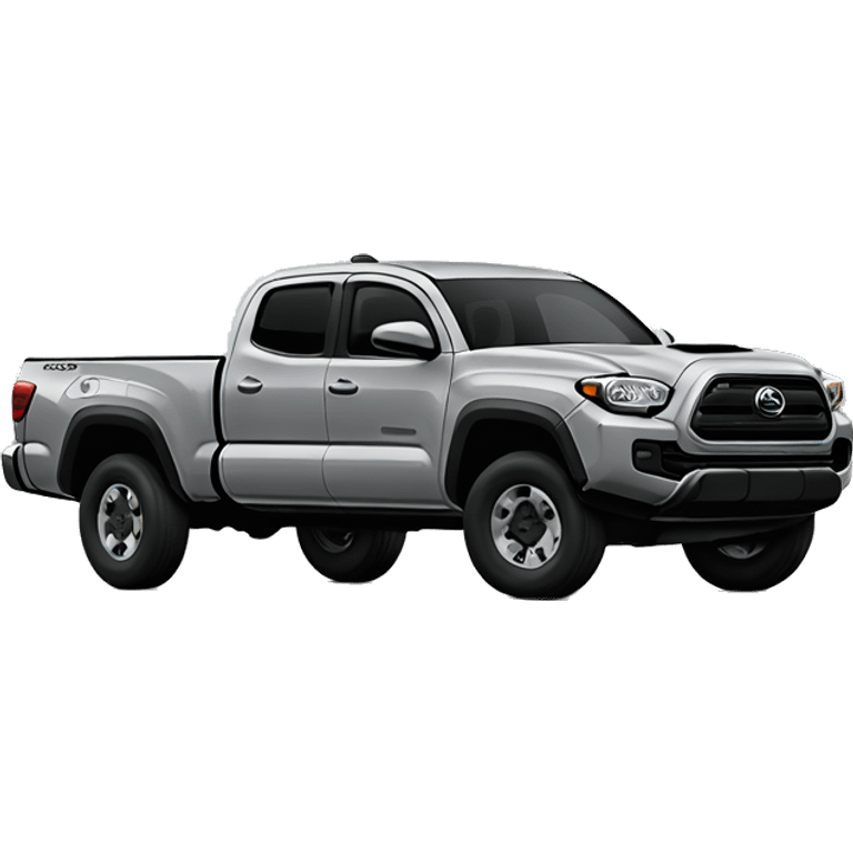 gray tacoma truck emoji