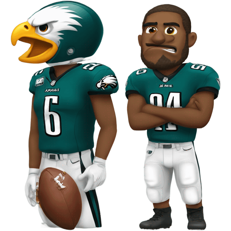 Eagles suck at football emoji