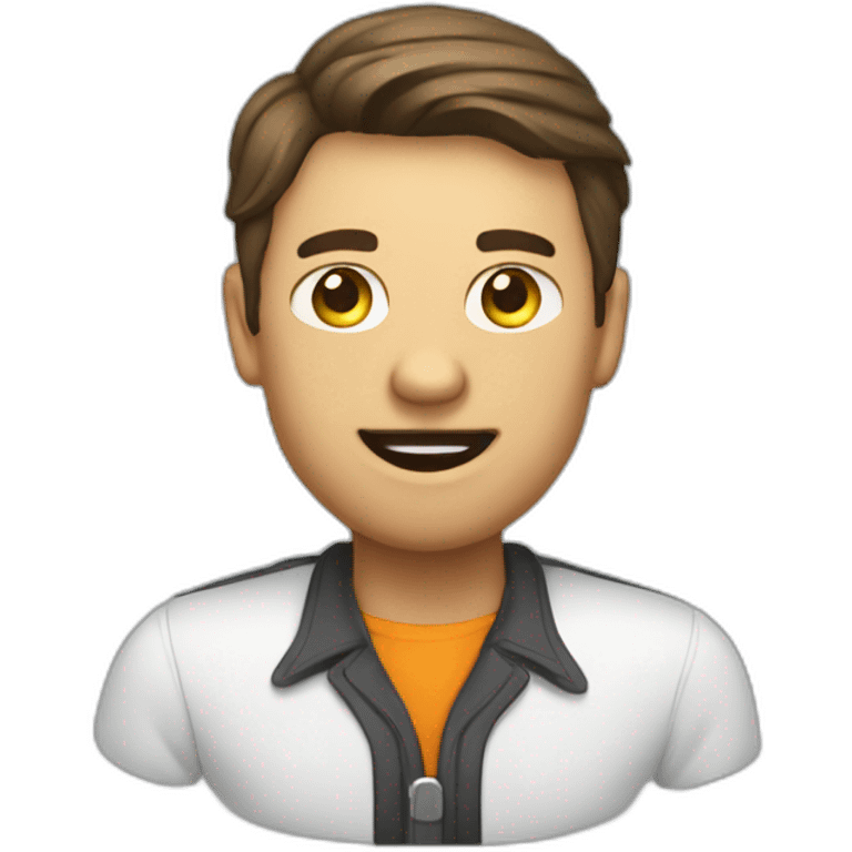 Project Manager ocupado emoji