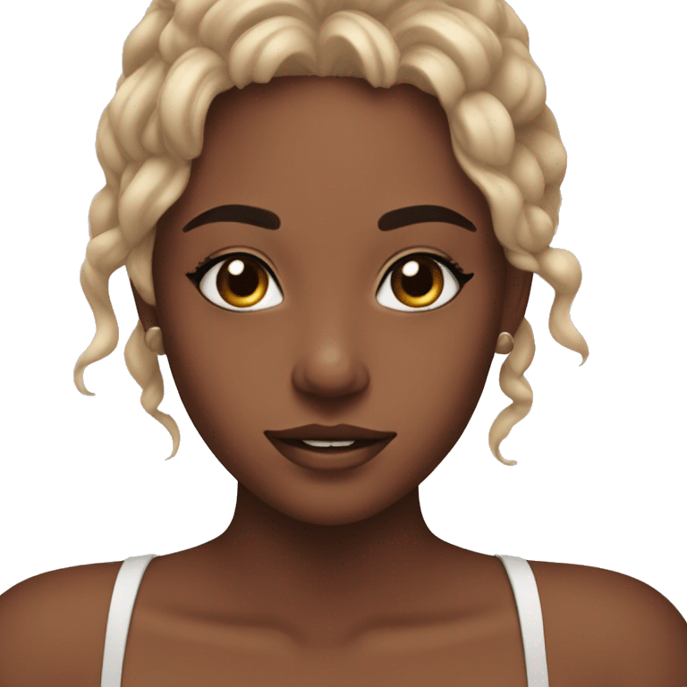 a cute aesthetic skincare girl emoji