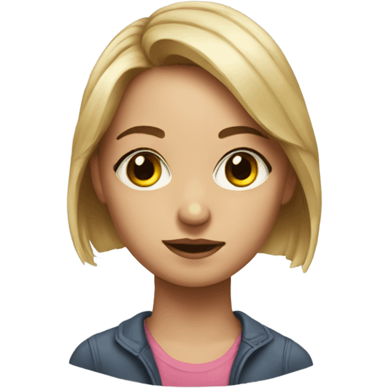 realistic portrait of a girl emoji