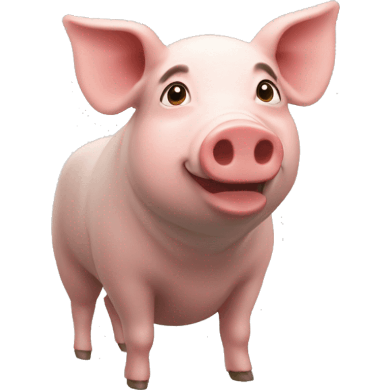 Cochon aveque courone  emoji