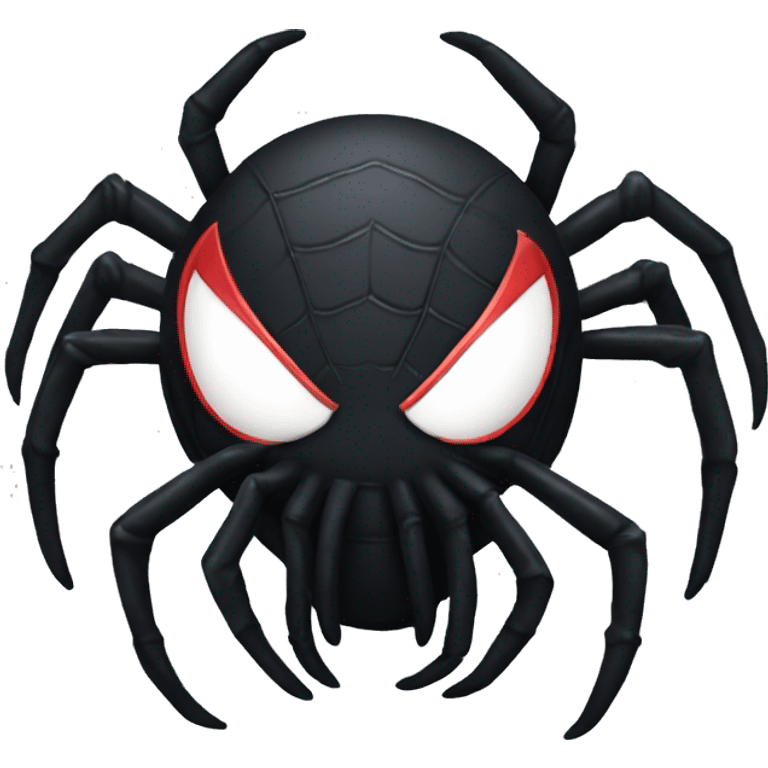 venom black circular spider man emoji emoji