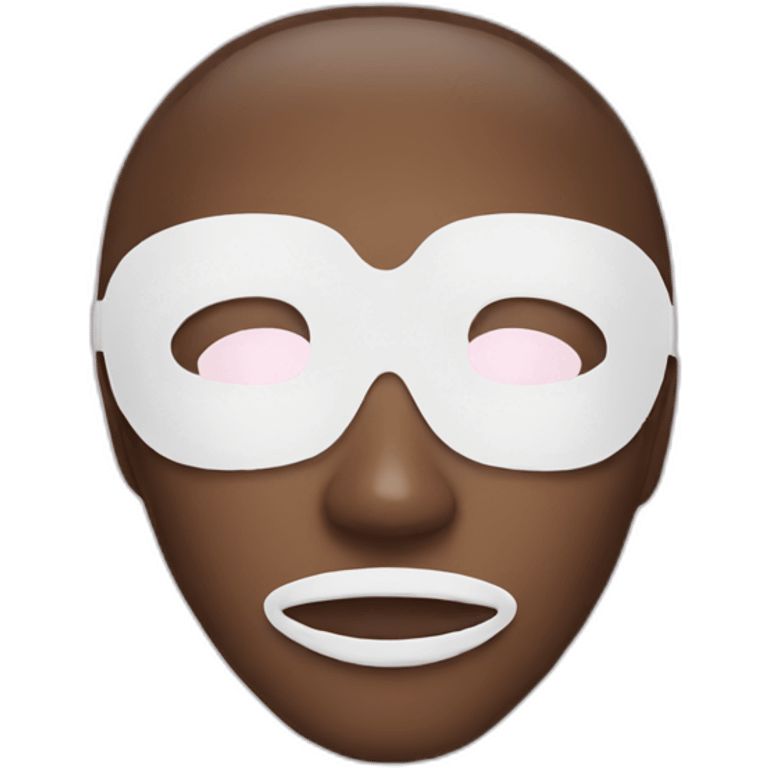 Sheet mask emoji