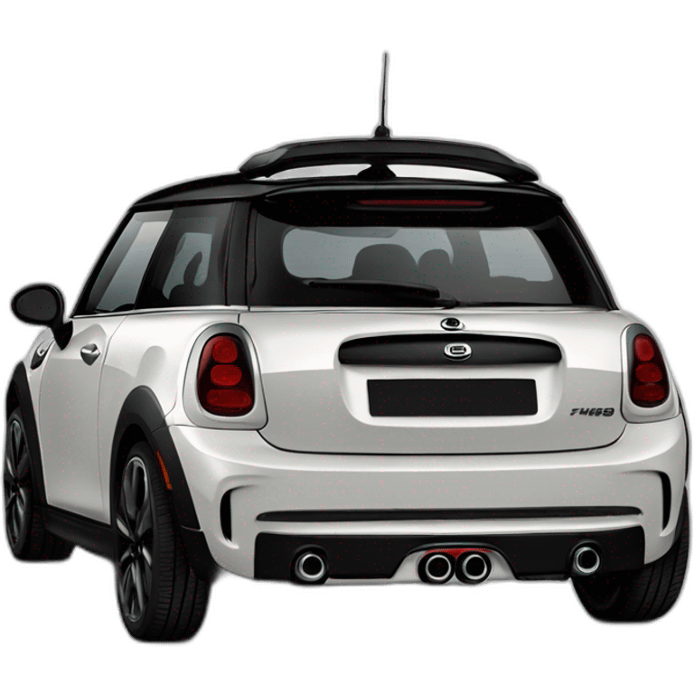 Mini Cooper s f56 black and hard top white emoji