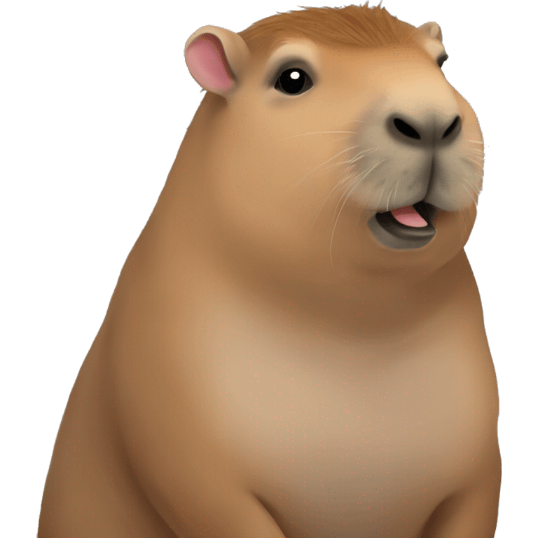 Enamordo capybara emoji