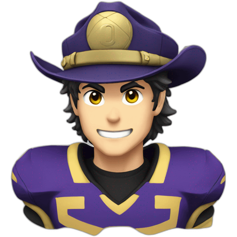 Jotaro-play-football emoji