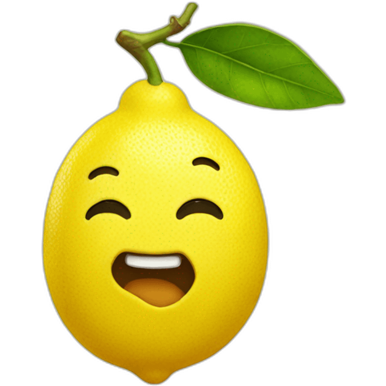 lemon that sing emoji